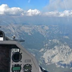 Flugwegposition um 15:11:09: Aufgenommen in der Nähe von Tragöß-Sankt Katharein, Österreich in 2889 Meter